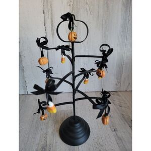Halloween pumpkin mini ornament tree display home decor